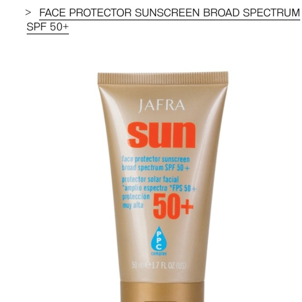 Face Protector sunscreen broad spectrum Spf50